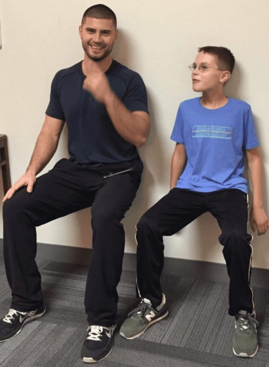 Billy with child
